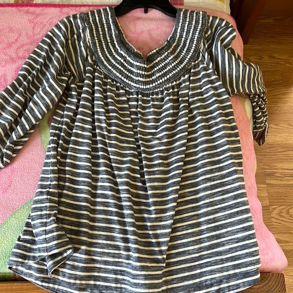 Striped shirt size medium